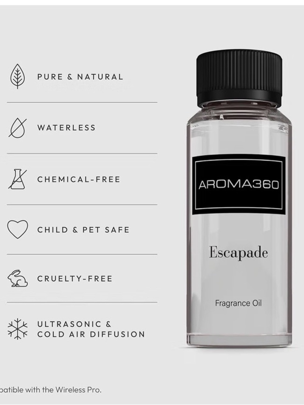 Aroma360 Escapade Fragrance Oil Serum – Clear